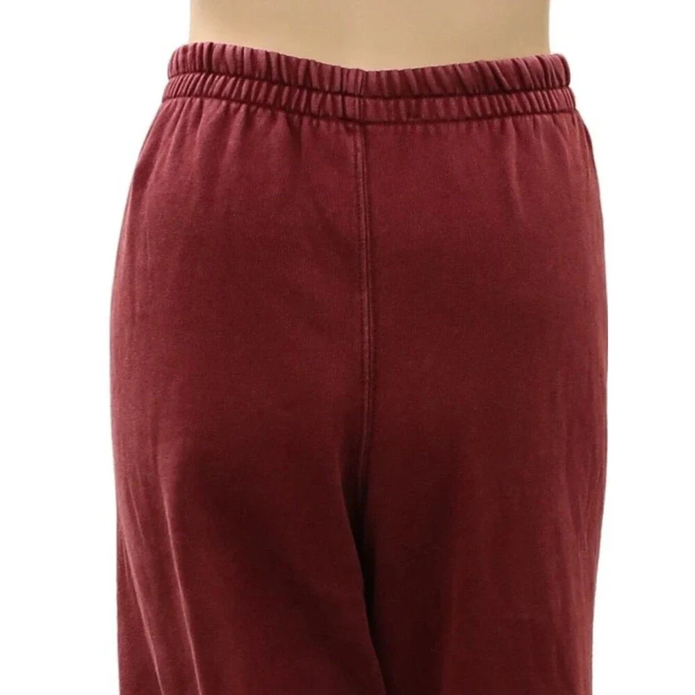 Free People FP Movement All Star Sweatpants Smocked Mid Rise Pull-on L 290240